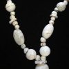 Ancient Afghani White Treated Carnelian Beads (Back)