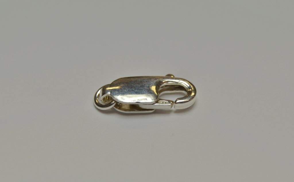 Sterling Silver Lobster Clasp with loose ring