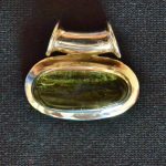 Moldavite pendant