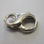 Sterling Silver Figure Eight Lobster Claw Clasp