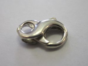 Sterling Silver Figure Eight Lobster Claw Clasp