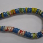 Blues with White and Red Mix "Kakamba" African Trade Beads