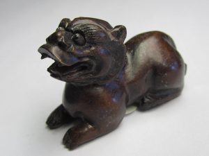 Foo Dog - Small Wood Carving