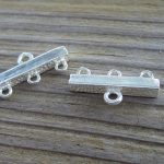 sterling silver connector bar