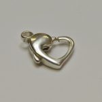 Sterling Silver Clasp Heart Shaped Lobster