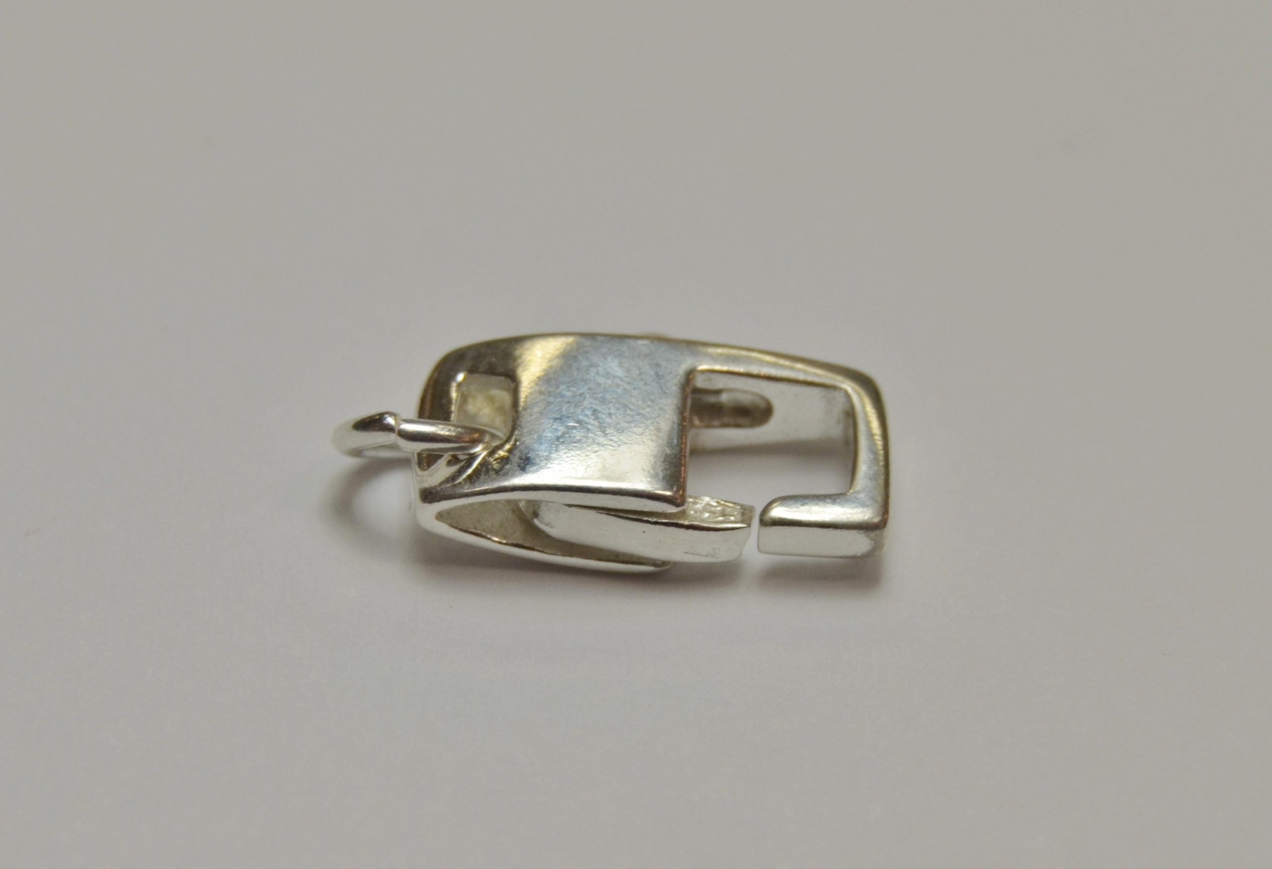 Sterling Silver Clasp - Square Shaped