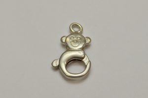 Sterling Silver Clasp - Monkey Lobster Figure 8 Shape