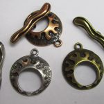 silver plated toggle clasps