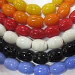 glass barrel beads