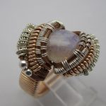 Wire Wrapped Ring - Moonstone