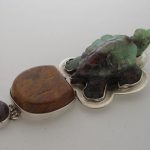 gemstone turtle pendant