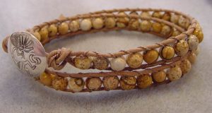  Gemstone Wrap Leather Bracelet DEC. 12th 6PM @ Bead World, Inc. | Palatine | Illinois | United States