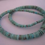 Kingman Turquoise Graduated Rondelle Bead Strand