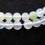 Chalcedony Natural Color Beads Strand- 5mm Rounds