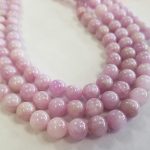 Kunzite beads round