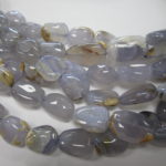 Natural Chalcedony Nuggets Bead Strands 16mm