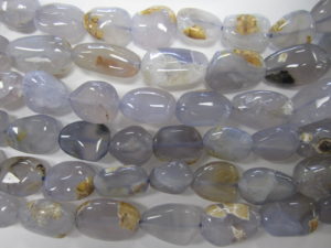 Natural Chalcedony Nuggets Bead Strands 16mm