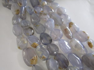 Natural Chalcedony Nuggets Bead Strands 16mm