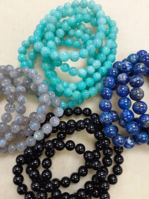 Gemstone Stretch Bracelets