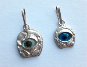 Evil Eye Silver Charm