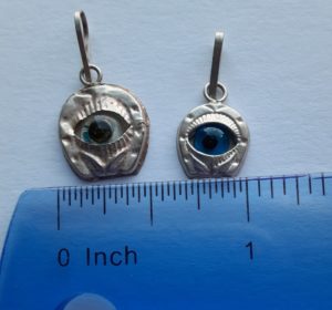 Evil Eye Silver Charm