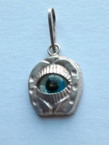 Evil Eye Silver Charm