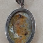 Bumble Bee Jasper Sterling Pendant