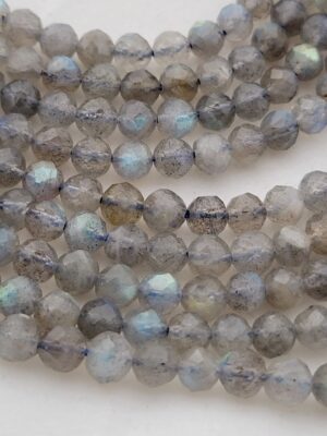 Faceted Labradorite 5Mm Beads