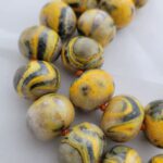Bumble Bee "Jasper" Large Rondelles